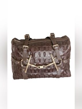 Genius leather large Boston Bag